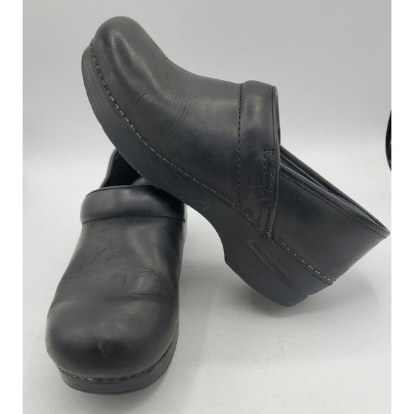 Dansko Professional Oiled Clog Size 39 / Women's US 8.5-9 Black - Picture 9 of 16